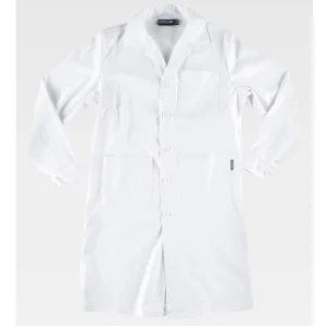 Bata de señora con cierre de botones. 100% Algodón