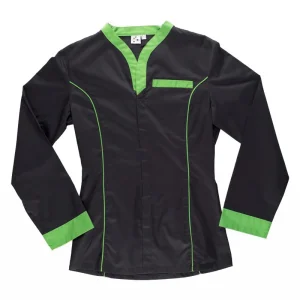 Bata entallada manga larga