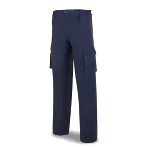 Pantalón azul marino algodón