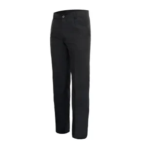 Pantalón negro para camarero con pinzas