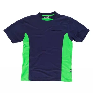 Camiseta malla manga corta línea 6