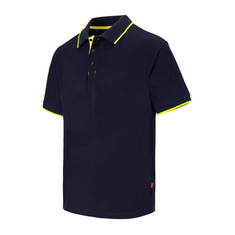 Polo de trabajo manga corta con raya - Imagen 4