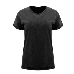 Camiseta algodón efecto denim para mujer