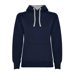 Sudadera de mujer combinada con capucha