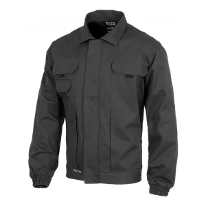 Cazadora Línea 4 con cierre de cremallera de nylon oculta por solapa postiza con velcro.