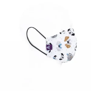 Mascarilla de tela en tejido elástico