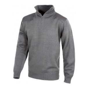 Jersey de media cremallera con refuerzos