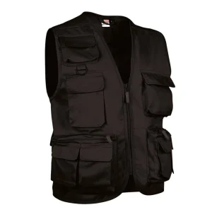 Chaleco de trabajo multibolsillos tipo Safari