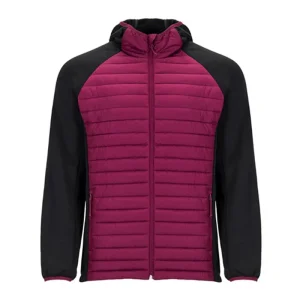 Chaqueta de hombre combinada en dos tejidos