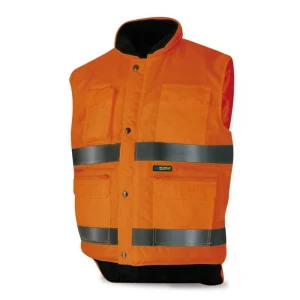 Chaleco acolchado alta visibilidad