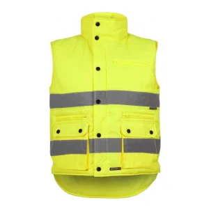 Chaleco acolchado multibolsillos alta visibilidad