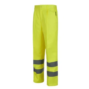 Pantalón alta visibilidad con cintas reflectantes