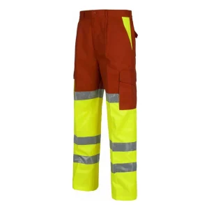 Pantalón recto bicolor alta visibilidad