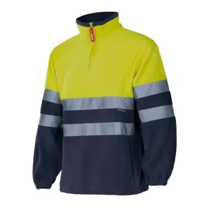 Forro polar bicolor Alta Visibilidad cuello alto