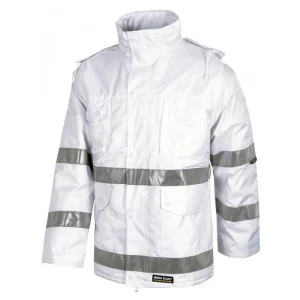 Parka acolchada con bandas reflectantes