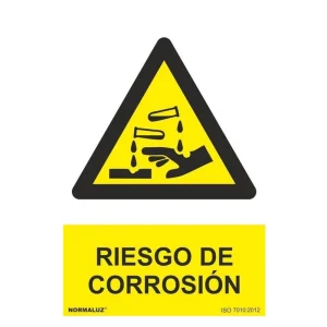 Señal RIESGO DE CORROSIÓN