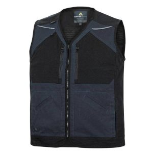 Chaleco de trabajo multibolsillos fino