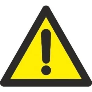 ADHESIVO TRIANGULAR RIESGO INDETERMINADO