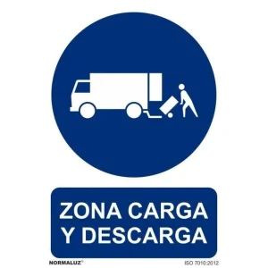 SEÑAL ZONA CARGA/DESCARGA PVC