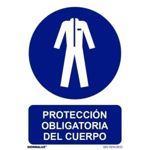 SEÑAL PROTECCION OBLIGACION DEL CUERPO PVC