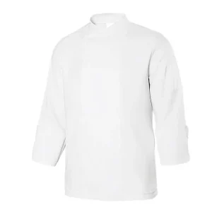 Chaqueta cocina microfibra manga larga tejido Coolmax