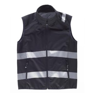 Chaleco softshell cintas reflectantes