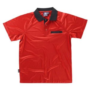 Polo combinado tejido técnico