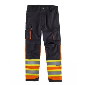 Pantalón combinado reflectante y fluorescente