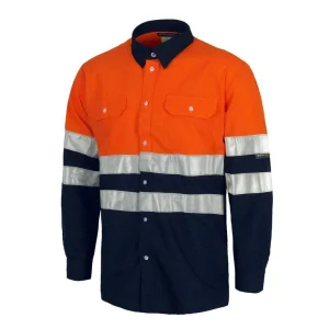 Camisa combinada alta visibilidad con reflectante
