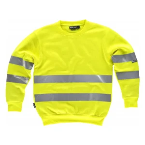 Sudadera clásica alta visibilidad con reflectante