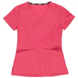 Casaca entallada elástica para mujer