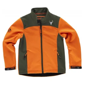 Softshell con canesú para niño