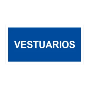 Señal VESTUARIO