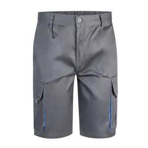 Bermuda de trabajo multibolsillos bicolor