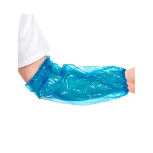 Manguito de PE azul 40x20cm, bolsa 100 unidades SAFETOP 21034B