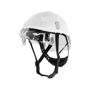 Casco dieléctrico MONTANA EN397, EN50365 con Barbuquejo y visor transparente SAFETOP 80640-E