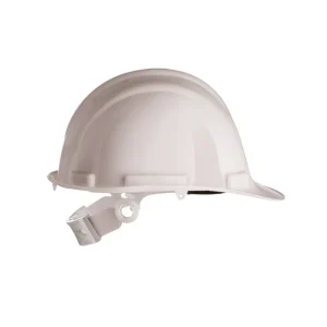 Casco alto brillo con cierre pinlock de polietileno, EN397, SAFETOP 80610