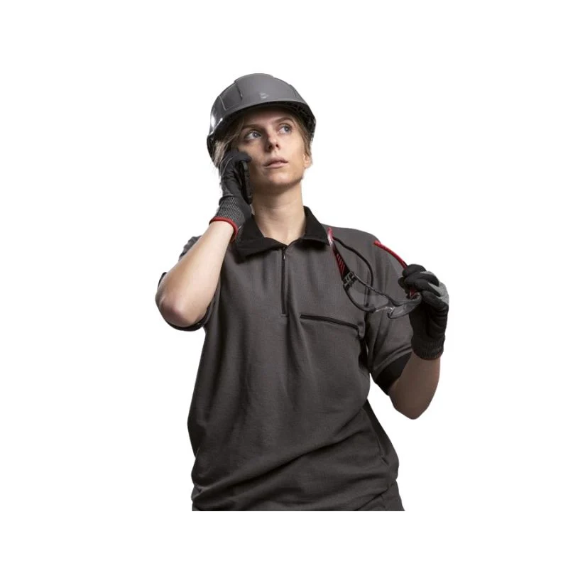 Polo t茅cnico de trabajo ligero y resistente con cremallera SADI脕S SAFETOP 170 - Imagen 3