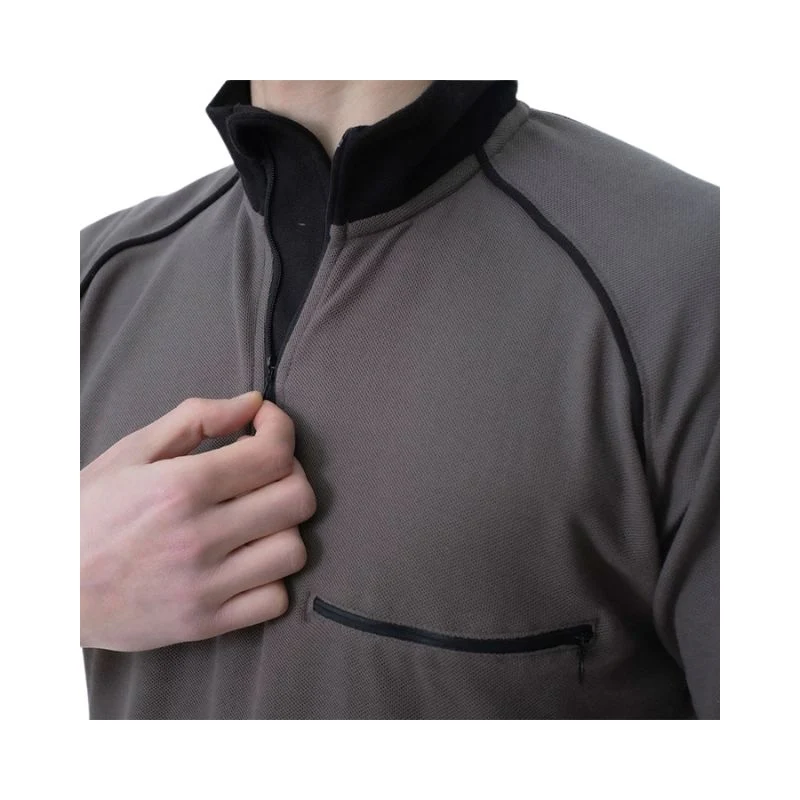 Polo t茅cnico de trabajo ligero y resistente con cremallera SADI脕S SAFETOP 170 - Imagen 4