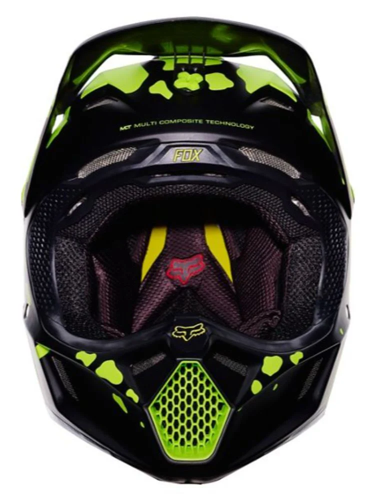 Casco Fox V3 Grav Helmet ECE -BLKYLW - Imagen 3
