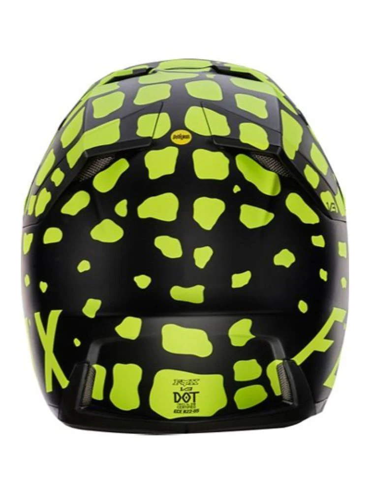 Casco Fox V3 Grav Helmet ECE -BLKYLW - Imagen 4