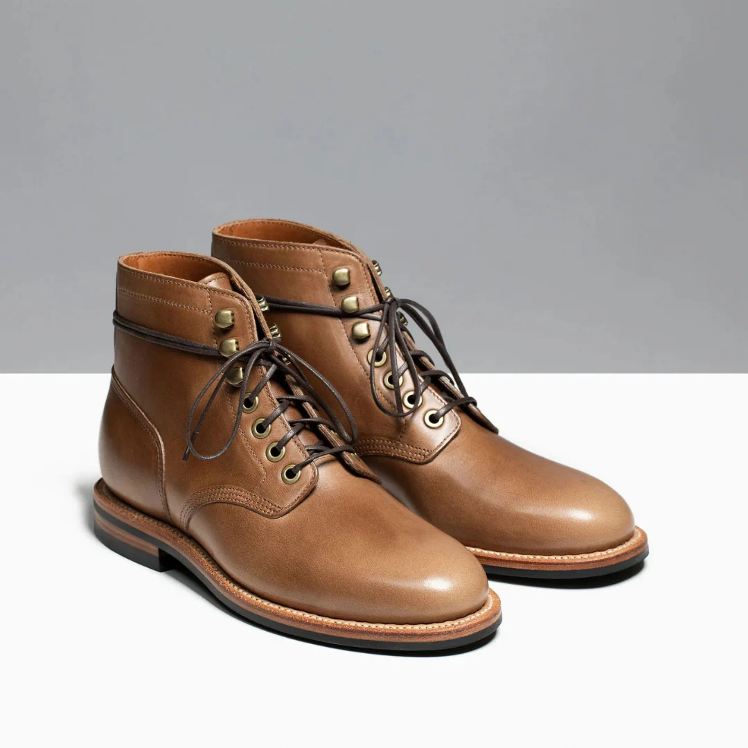 Botas de Cuero con Suelas Ergon贸micas para Mujer