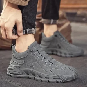 Zapatos casual antideslizantes de suela gruesa para hombre
