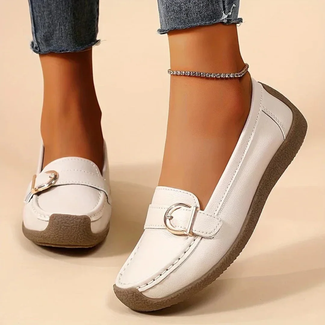 Zapatos Casuales Ergon贸micos de Cuero para mujer - Imagen 4