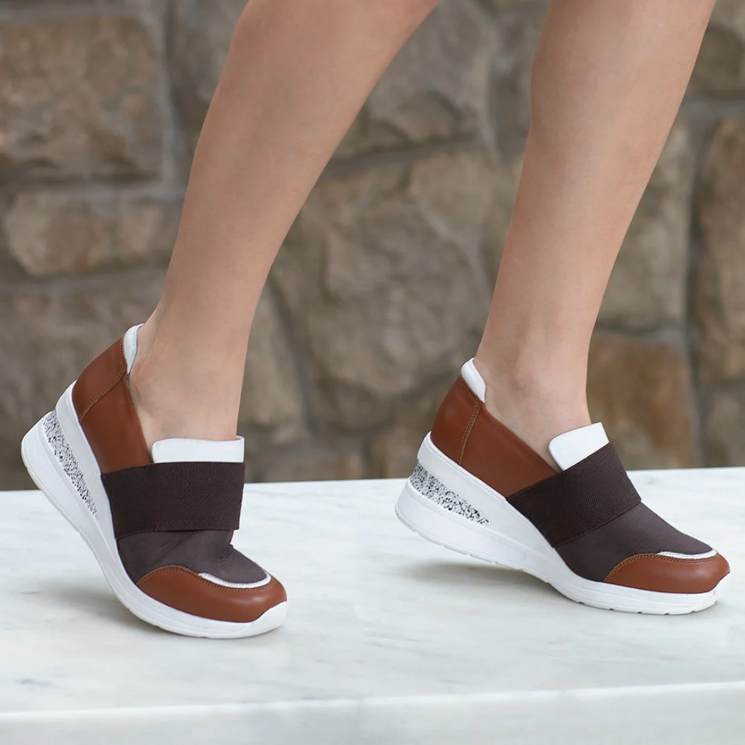 Zapatos ortop茅dicos con suela antideslizante para mujer