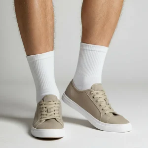 Zapatos de tela con suela baja antideslizante para hombre