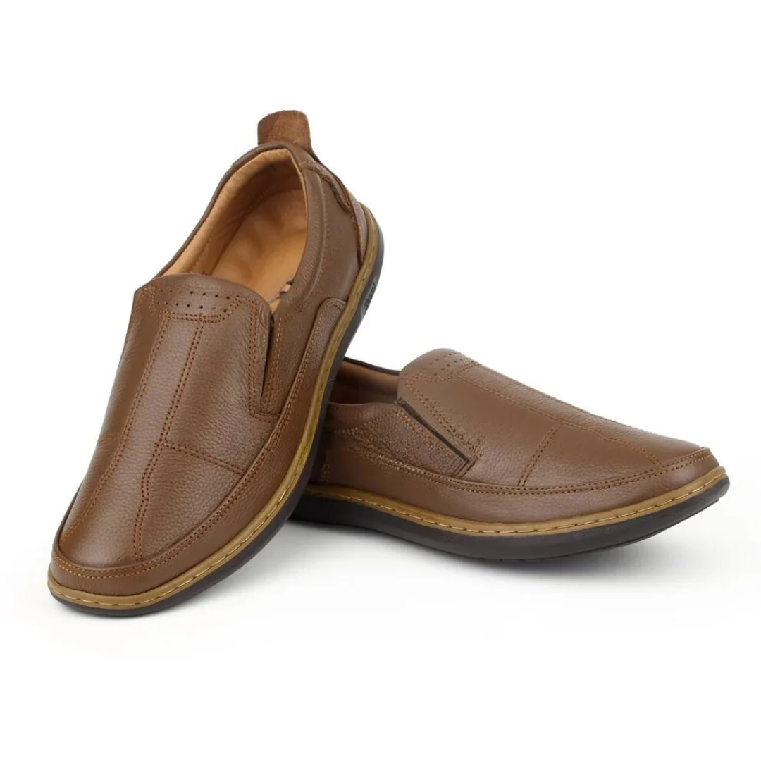 Zapatos ergon贸micos de cuero para hombre