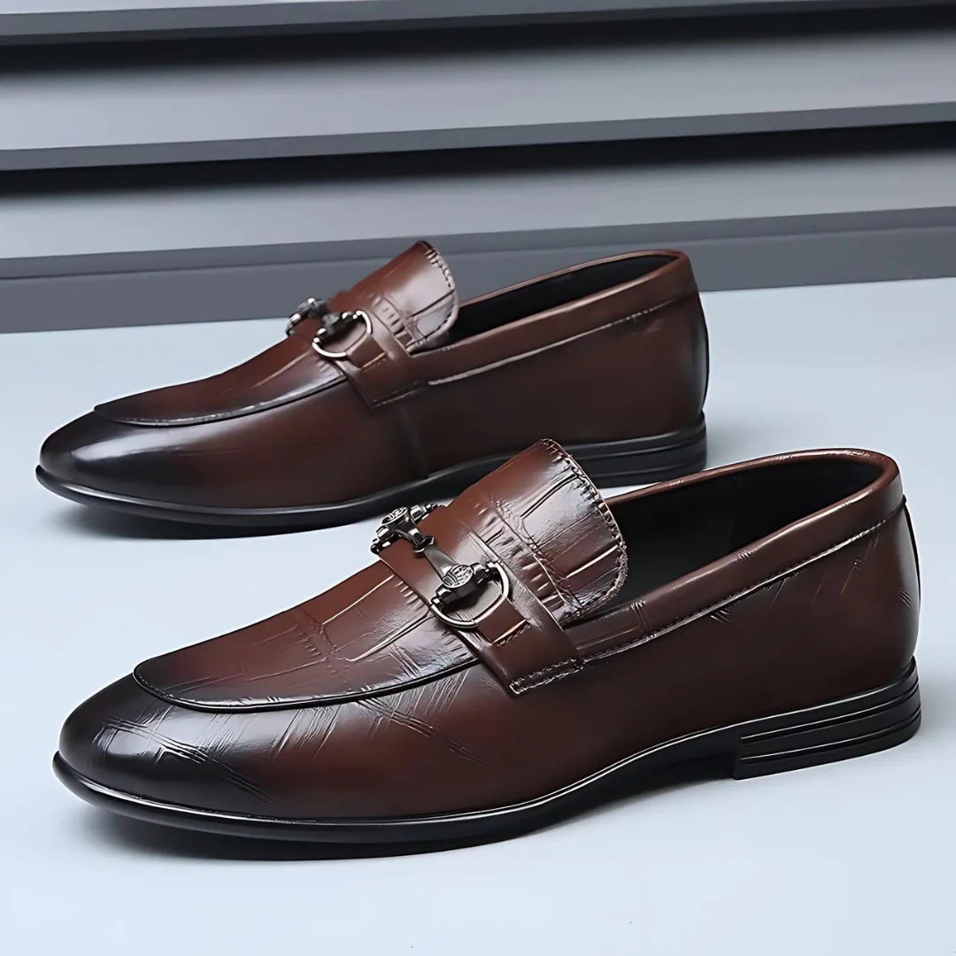 Mocasines Ortop茅dicos de Cuero para Hombre