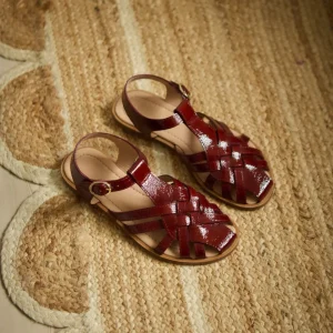 Sandalias de tacón bajo con suela ortopédica para mujer