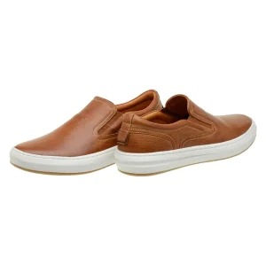 Mocasines Slip-On de cuero con diseño casual para hombre